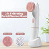 Electric Silicone Facial Cleanser Brush - Exfoliate and Clean Pores