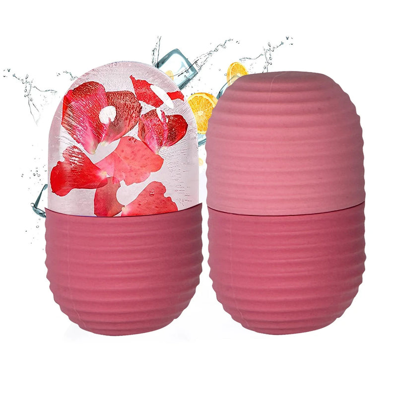 Round Silicone Ice Mold Facial Roller