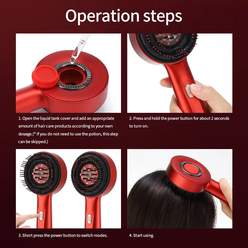 Scalp Massage & Liquid Guide Comb